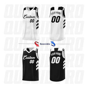 Camiseta de Baloncesto Personalizada, Ropa Deportiva con Sublimación y Bordado para Hombres, Mujeres y Niños, Nombre, Número de Equipo, Logotipo, Ropa de Baloncesto Transpirable - Product Image 2
