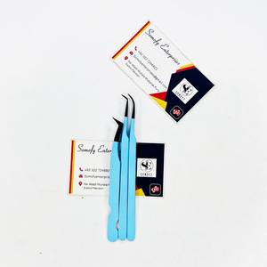 Pinzas para Pestañas con Punta de Fibra, 3 Piezas, Pinzas Profesionales para Pestañas de Volumen, Herramientas de Maquillaje para Pestañas, Kit de Extensión de Pestañas - Product Image 5