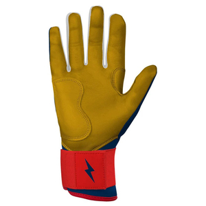 Gants de frappe de baseball en cuir Cabretta 100 % haute qualité du fabricant, avec manchette longue personnalisée, pour une meilleure adhérence, gants de sport pour le baseball - Product Image 3