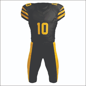 Wholesale Premium 100% Polyester Custom American Football Uniform Kit with Sublimated Print <b>Mesh</b> Fabric <b>Plus</b> <b>Size</b> From Pakistan - Product Image 6