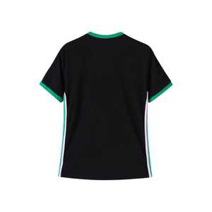 Chemise noire premium AKA pour femme, motif lettres grecques, tissu de haute qualité, coupe confortable, haut décontracté à col rond - Product Image 2