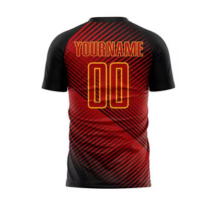 เสื้อฟุตบอลที่ทันสมัยสวมใส่ฟุตบอลที่มีความยืดหยุ่นและวัสดุดูดซับเหงื่อสำหรับผู้เล่นกีฬาที่ใช้งาน - Product Image 2