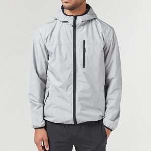 Chaqueta Cortavientos Ligera para Hombre, Recubierta de Nailon, con Capucha, Cierre de Cremallera, Impermeable 10,000mm, para Actividades al Aire Libre, Lluvia, Viajes, Senderismo - Product Image 1