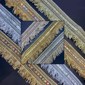 Tissu en Tulle Brodé de Perles et de Dentelle Florale 3D avec Paillettes pour Robe de Mariée Haute Couture et Robe de Soirée Africaine – Vente en Gros - Product Image 5