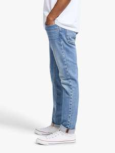 Jean slim homme 100 % coton à carreaux, coupe droite, grande taille, respirant, teint uni, imperméable, poids léger, haute qualité - Product Image 4