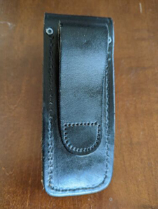 Handmade Leather Pouch For Folding Knives Full Grain Leather Knife Holder Durable <b>Belt</b> Carry Sheath Protective Storage Case - Product Image 6