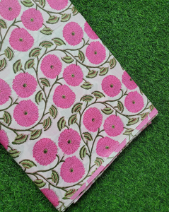 Tissu en tricot 100 % coton imprimé à la main, doux, léger, écologique et respirant pour textiles de maison pour filles, vente en gros - Product Image 3