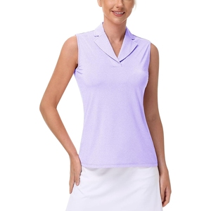 Polo de Golf sin Mangas de Secado Rápido para Mujer, Ropa Deportiva de Alto Rendimiento - Product Image 3