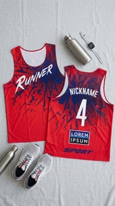 เสื้อกล้ามวิ่งแบบกำหนดเอง OEM ODM ขายส่ง เสื้อวิ่งแห้งเร็ว ผู้ผลิต - Product Image 4