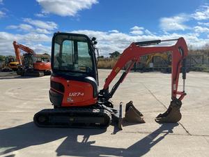Mini-excavatrice U27-4 de 2,7 tonnes, compacte, hydraulique, sur chenilles, avec moteur, vérins HYDAC, vannes Eaton, capacité de la benne de 1,7 m³ - Product Image 5