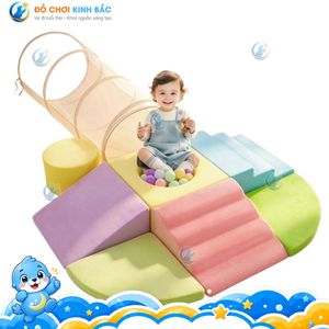 Piscine à balles avec points d'entrée/sortie flexibles, équipement de sécurité pour aire de jeux pour enfants, piscine à balles souple avec escalier, taille personnalisée - Product Image 2