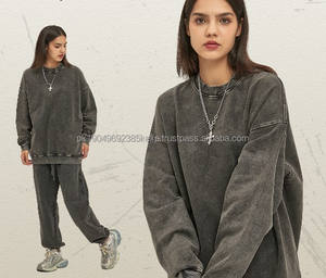 Conjunto Deportivo de Felpa 100% Algodón de 420 g/m², Sudadera de Manga Larga Extra Grande, Estilo Vintage Tie-Dye, con Capucha para Hombre, Logotipo Personalizado - Product Image 3