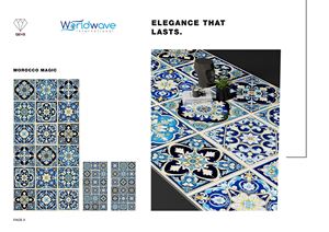 600x1200mm (60x120cm) CRAFTERRO Premium Geometric Decorative Glazed Porcelain Wall Floor <b>Tiles</b> 9mm Thick Non-Slip Modern Design - Product Image 3