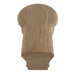 อะแดปเตอร์ยึดราวจับไม้โอ๊คสีขาวสำหรับเชื่อมต่อราวบันได ดีไซน์ยืดหยุ่น ฮาร์ดแวร์ปรับปรุงบ้านภายในอาคาร - Product Image 1