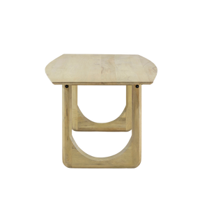 Table à manger Vandana Solace en bois de manguier et mérinos - Product Image 2