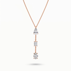 Collier pendentif trio haut de gamme le plus vendu pour femmes, diamants de laboratoire et naturels, bijoux de luxe, cadeau pour une occasion spéciale - Product Image 5