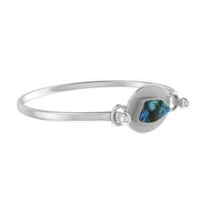 925 Sterling Silver Twister <b>Bracelet</b> Labradorite Gemstone Rough Shape Natural Bezel Setting Luxury High Finish Unisex Women - Product Image 1