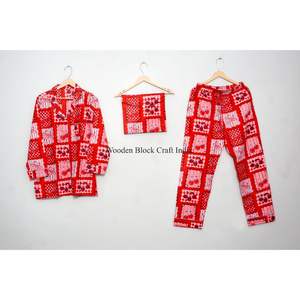 Conjunto de Pijama de Algodón para Mujer, Ropa de Dormir Suave y Transpirable para el Hogar, Hotel y Resort - Product Image 6