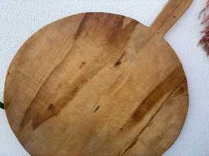 Planche à découper rectangulaire en bambou naturel de qualité supérieure, écologique, résistante au lave-vaisselle, légère, avec poignée, pour la cuisine - Product Image 4