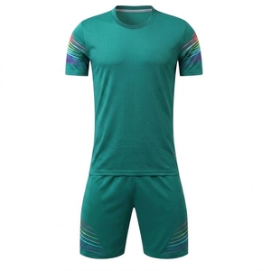 Uniformes de Fútbol Personalizados de Marca Unisex para Adultos, Diseño Transpirable e Impermeable, 100% Poliéster, Conjuntos de Verano de Manga Corta - Product Image 5