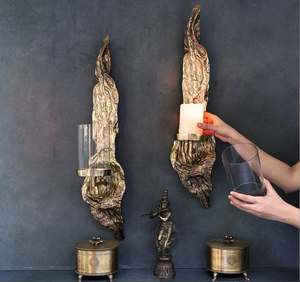 lamp is made of pure aluminium with a gold finish - this will neither <b>change</b> <b>colour</b> nor rust - Product Image 3