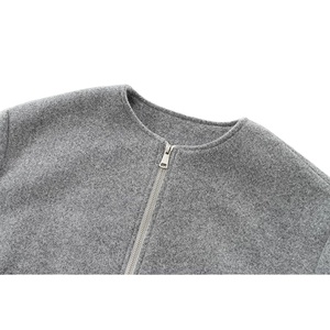 แจ็คเก็ตบอมเบอร์แขนยาวผู้หญิง, ใหม่เสื้อนอกลำลองคอกลมทรงหลวมฤดูหนาวฤดูใบไม้ร่วงสำหรับผู้หญิง - Product Image 6