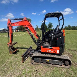 รถขุดขนาดเล็ก Kubota U48-5 คุณภาพสูง เครื่องยนต์ดีเซล ระบบไฮดรอลิก แบบตีนตะขาบ หมุนหางได้ 0 องศา พร้อมบุ้งกี๋ขุด ขาย - Product Image 3