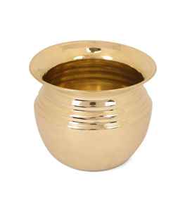 Juego de Thali de Latón Tradicional para Pooja con Campana, Cuchara y Tazón - 7 Piezas para el Hogar, Templo, Adoración, Ramadán y Cumpleaños - Product Image 2