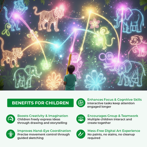 Crayon magique interactif pour enfants et jouet d'apprentissage et de dessin numérique |   INEK00014 - Product Image 6