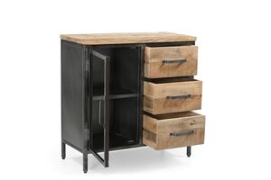 Muebles para el Hogar de la Mejor Calidad: Gabinete de Cocina con Puerta de Vidrio y Cajones de Madera - Product Image 3