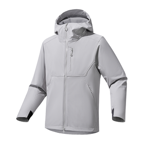 Veste à capuche rouge pour homme, écologique, respirante, imperméable, coupe-vent, sportive, pour l'extérieur, manteau d'automne, fermeture éclair, doublure en polyester - Product Image 6