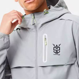 Combinaisons coupe-vent pour hommes de couleur unie, design personnalisé, vente en gros, qualité supérieure, combinaisons coupe-vent pour hommes en vente en ligne - Product Image 4