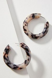 Pendientes de Clip Geométricos de Resina para Mujer H a CRAFT - Estilo Clásico para Fiestas y Eventos, Formas Personalizadas (Rectángulo, Óvalo, Corazón, Hoja) - Product Image 2