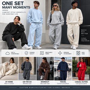 Livraison Rapide – Nouvelle Collection Hiver : Ensemble Sweat à Capuche Imprimé Lettres Style Marque, Coton Haute Qualité, Sport Décontracté pour Homme - Product Image 3