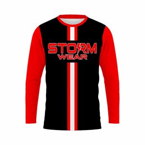 Camiseta Deportiva Personalizada de Alta Calidad para Hombre, Camiseta con Logotipo de Equipo Personalizado, Marca STORM WEAR, Cuello Redondo, Sublimación de Alta Calidad - Product Image 1