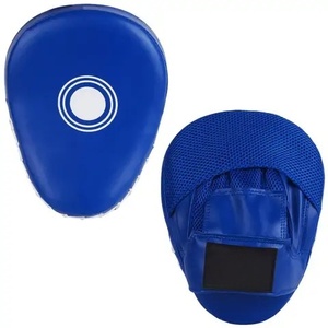 New Design <b>Boxing</b> Training Gloves 100% Genuine Cowhide Leather <b>Boxing</b> <b>Sparring</b> Hook And Loop Hand Focus Pads - Product Image 3