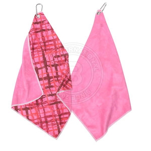 ผ้าขนหนูวาฟเฟิลสำหรับกอล์ฟ เนื้อผ้านุ่ม ยืดหยุ่น ใช้งานง่าย เหมาะสำหรับกีฬากลางแจ้งและการทำความสะอาดประจำวัน - Product Image 5