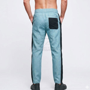 Customizable New Arrival Men's Straight Mid Casual <b>Jogger</b> Pant <b>Slim</b> Fit Breathable Elastic Polyester/Cotton Fabric for Outings - Product Image 2