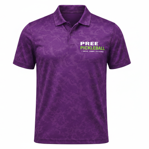 Maillot de pickleball personnalisé pour hommes, respirant, séchage rapide, manches courtes, maillot de sport uni, imprimé devant, tenue d'équipe de club pour l'été - Product Image 2