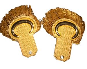 Requisito personalizado Accesorios formales de alta calidad Hombreras Logos Uniforme - Product Image 1