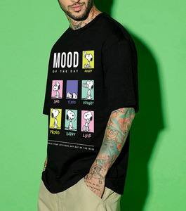 Camiseta Personalizada al por Mayor para Hombre con Estampado DTF, Algodón de Alta Calidad, Ropa Casual, Tejido Transpirable y Suave, Fabricación OEM de Marca Privada - Product Image 2
