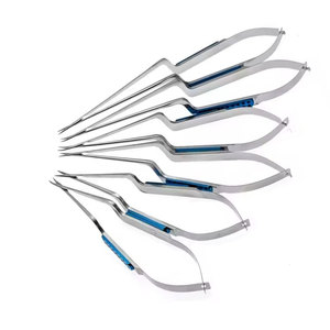 Micro-ciseaux en acier inoxydable réutilisables autoclavables, type baïonnette, microscopiques Yasargil, instrument chirurgical de précision - Product Image 4