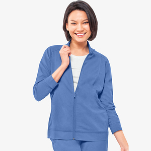 Blouse d'infirmière personnalisée au design tendance, en polyester respirant, prix d'usine, vente en gros, pour femmes - Product Image 6