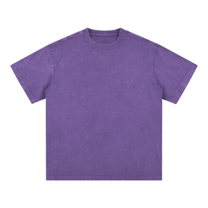 Camiseta con Logotipo Personalizado, Corte Recto, Lavado Ácido, 100% Algodón, Efecto Desgastado por el Sol - Product Image 3
