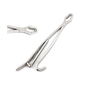 Pinzas de sujeción de huesos de acero inoxidable de primera calidad con bloqueo de trinquete para reducción de fracturas, instrumentos quirúrgicos ortopédicos - Product Image 3