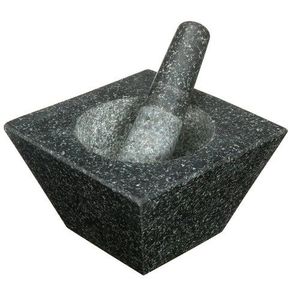 Mortero y pilón de mármol duradero para cocina, para triturar especias, hierbas, semillas y preparar alimentos frescos - Product Image 3