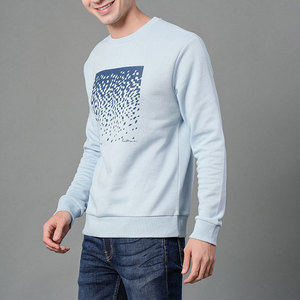 Cheap Men High Quality Male Solid Sweat Shirt With Crew Neck Custom Made Men Cotton <b>Plain</b> <b>Sweatshirt</b> With Long Sleeve - Product Image 4