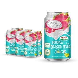 Jus de fruit du dragon du Vietnam en conserve 330ML, 100% naturel, jus tropical, marque Nawon, étiquette privée, OEM, échantillon gratuit, certifié ISO HACCP - Product Image 2