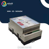 Module IO avec 4 entrées analogiques et 1 sortie analogique, interface Modbus RTU RS485, 12-24V AC/DC, boîtier industriel robuste