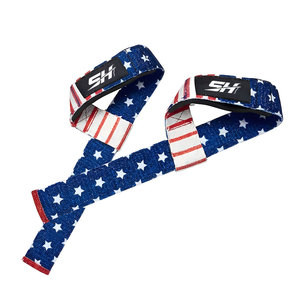 Correas de levantamiento de pesas de algodón con logotipo personalizado, ideales para gimnasio, culturismo, entrenamiento, cómodas y antideslizantes. - Product Image 1